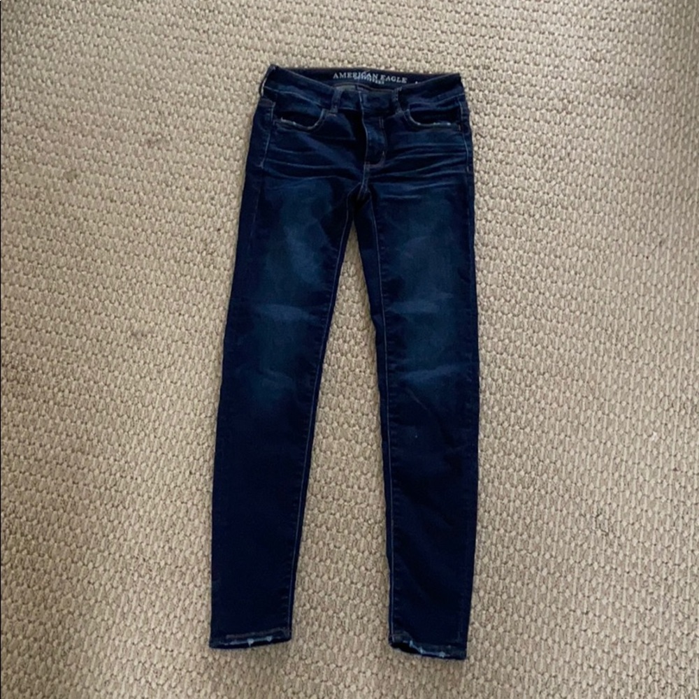 American Eagle Dark Washed Jeggings